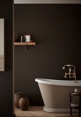 Chocolate Colour Bathroom