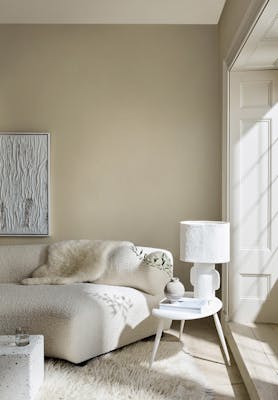 Silent White Living Room